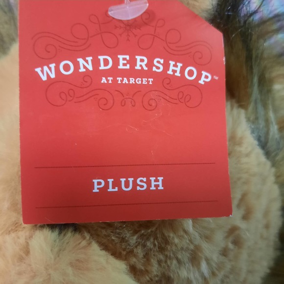 NWT 2021 Wondershop Lion with shirt fuzzy soft cuddly Plush Stuffed Animal 15" - Picture 7 of 8